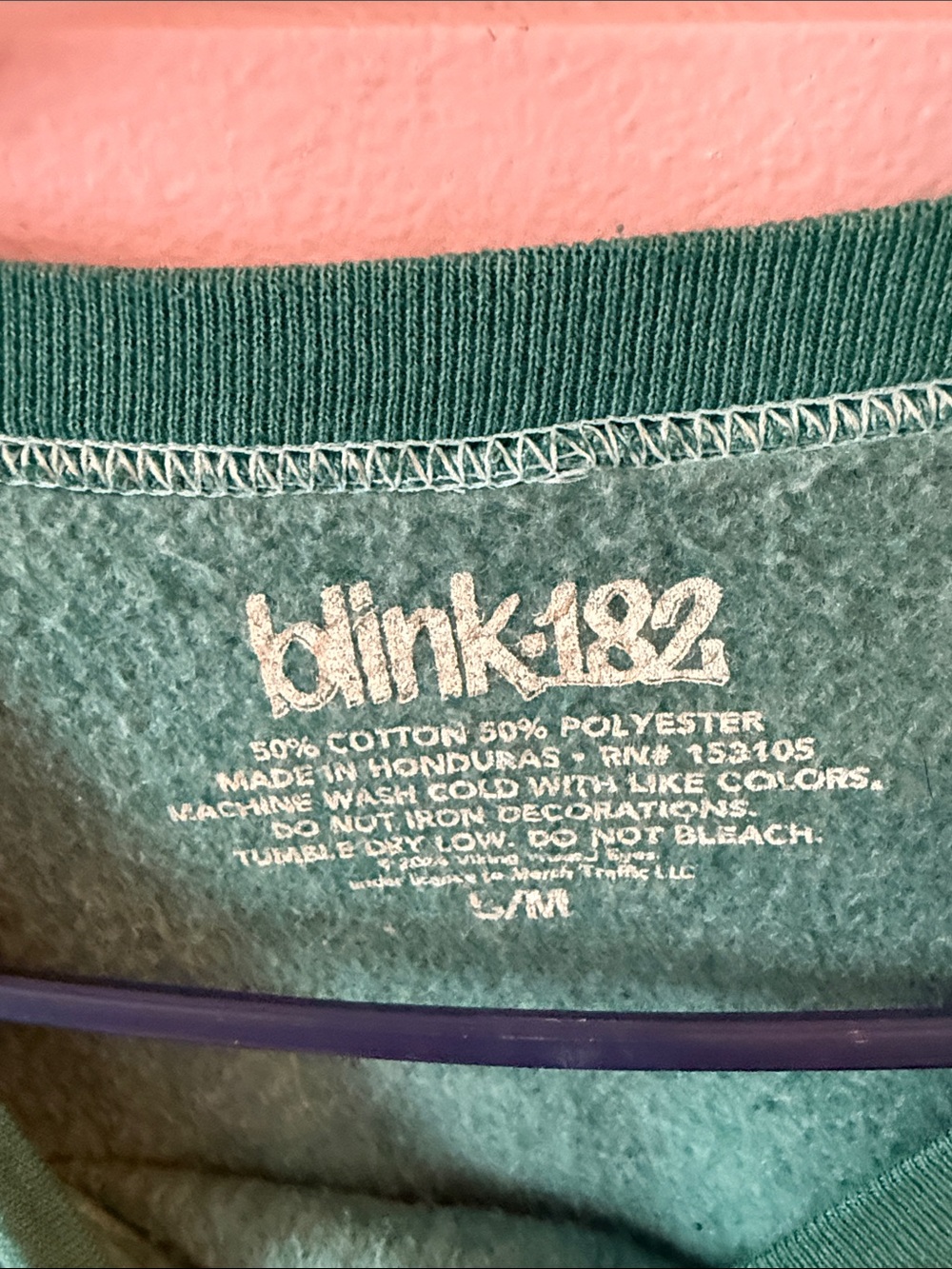 urban outfitters blink 182 graphic oversized crew neck - Picture 4 of 4